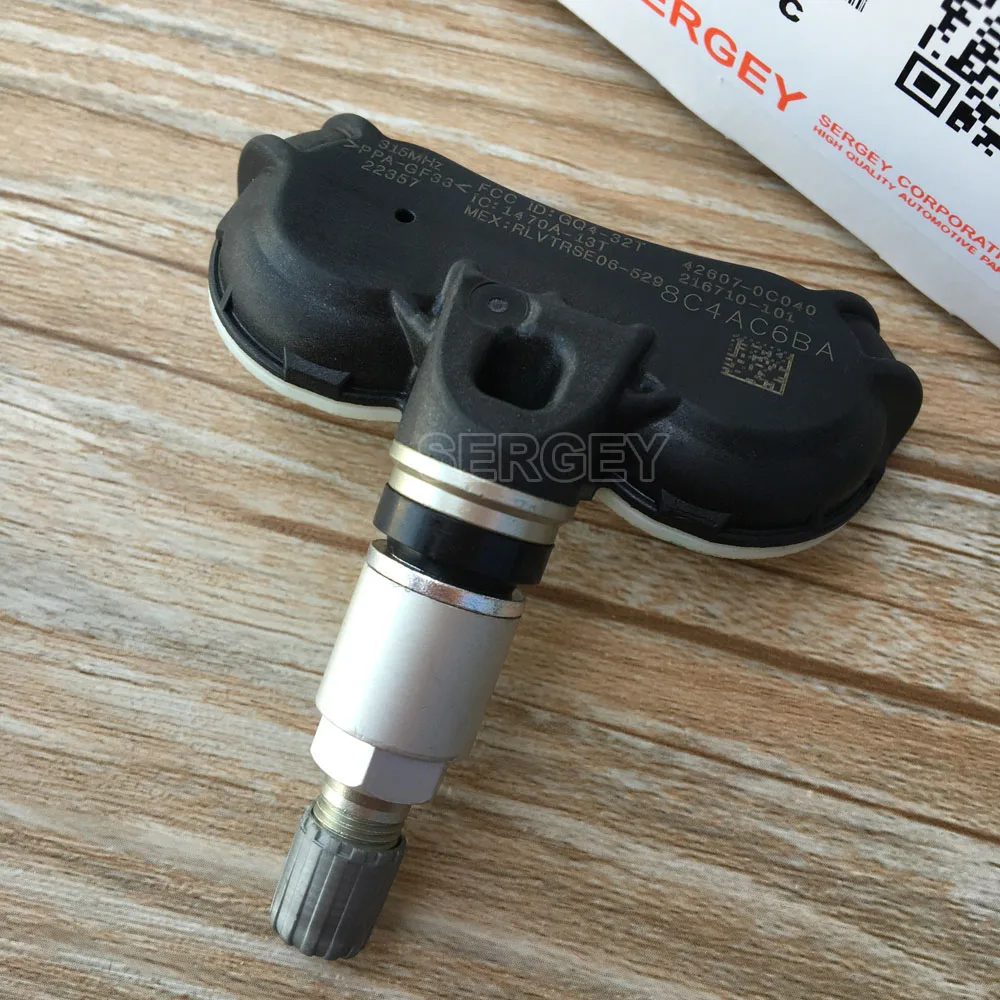 Датчик давления в шинах s/tpms датчик TPMS для TOYOTA Tundra Sienna Sequoia 42607 0C040 426070C040|tyre pressure