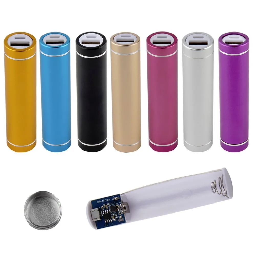 

Portable Mobile Charger Power Bank Case 18650 Powerbank Box Shell External Battery Charger Box