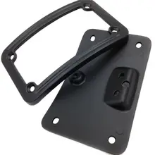 License Plate Mounting frame Kit For Harle Softail Deluxe FLSTN 2005-2014 BLACK