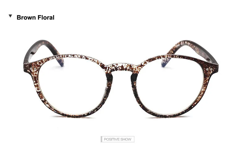 Компьютерные очки с синим покрытием, антибликовые, анти-УФ очки, оправа для мужчин и женщин, прозрачные очки Oculos de Grau - Цвет оправы: brown floral
