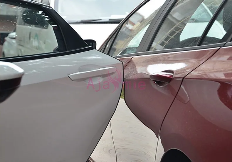 Crash Barriers Rear Trunk and Door Moulding Trims Car Styling Sticker For Audi Q5 Q3 Q7 A3 A4 Accessories | Автомобили и