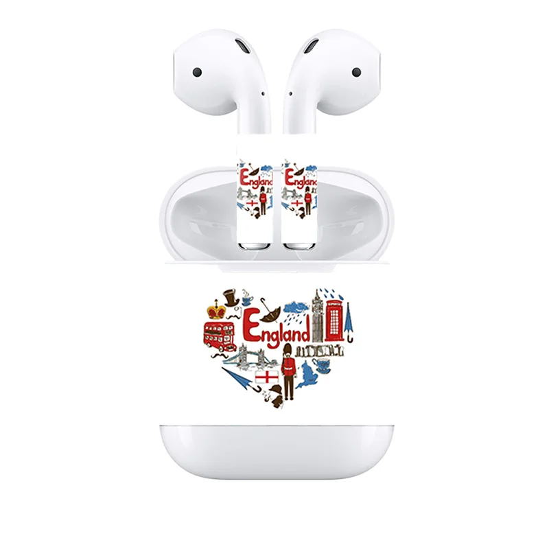 Стильная защитная пленка для кожи airpods устойчивая к царапинам и