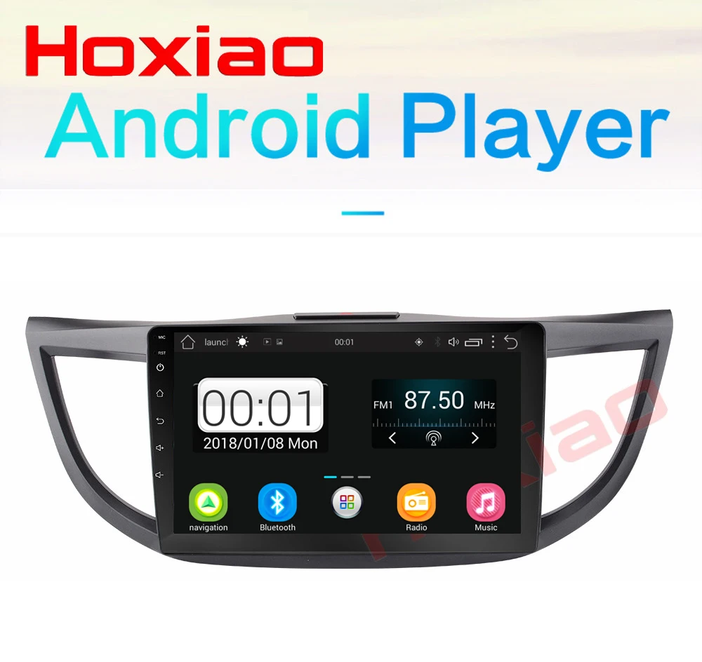 Perfect Android Car Radio for Honda CRV CR-V 2012-2015 10 inch Quad Core wifi Bluetooth video audio Multimedia 2 din car dvd player 0