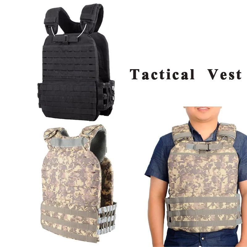 

Tactical Hunting Vest Quick Combat Molle Military Paintball Assault Shooting Hunting Protective Plate Carrier Clothes Clothing