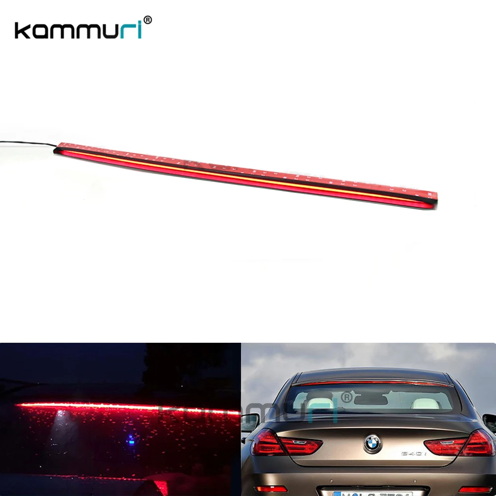 

Universal 36-Inch Roofline LED Third Brake Light Kit Above Rear Windshield For Audi A6 A7 For BMW 6 Series, Car-Styling KAMMURI