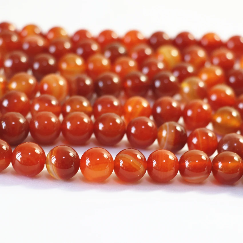 Natural red dragon veins stone carnelian onyx agat loose beads 6mm 8mm ...