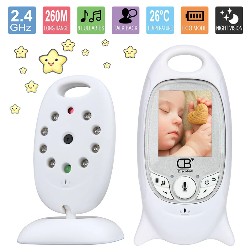 Детский спальный монитор цветной видео беспроводной детский монитор электронная безопасность 2 способа разговора ИК ночного видения