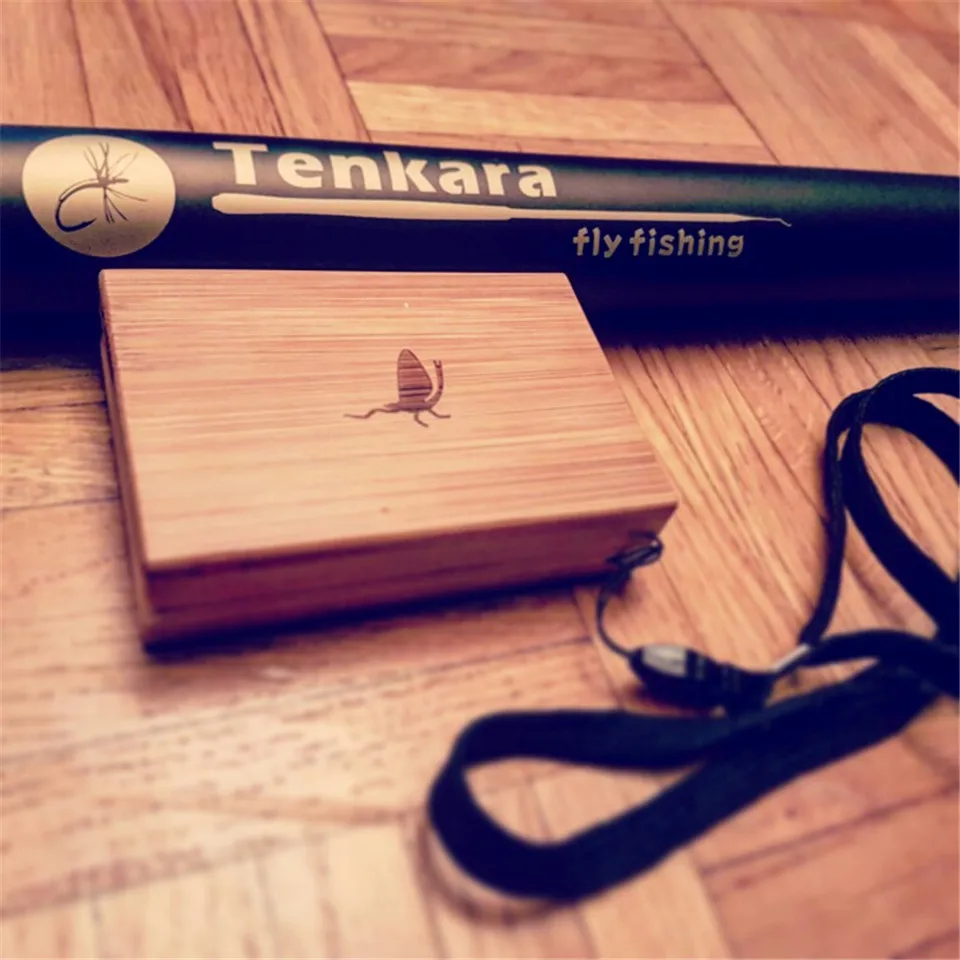 Fibra de Carbono Caixa de Madeira Maximumcatch V-tenkara Haste Outfit Im10 - 36 t Voar & Tenkara Linha Moscas 9-11ft 24 tenkara linha & caixa de madeira & moscas