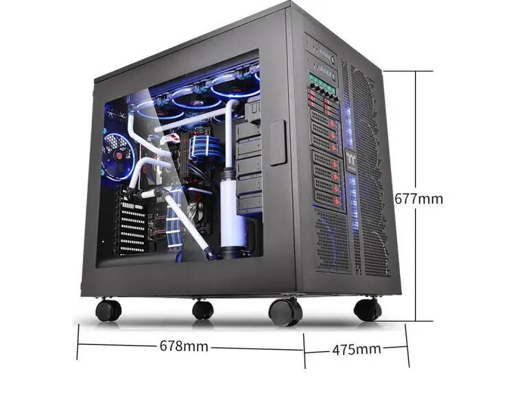 Tt Thermaltake Core W200 двухсистемное шасси(двухсистемное шасси/двухсистемное шасси рабочей станции индивидуальное решение сборки