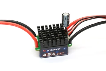 

JMT Flycolor Car ESC Thunder 45A Brush Electronic Speed Controller For Racing Remote Control Model Cars Toy Truck