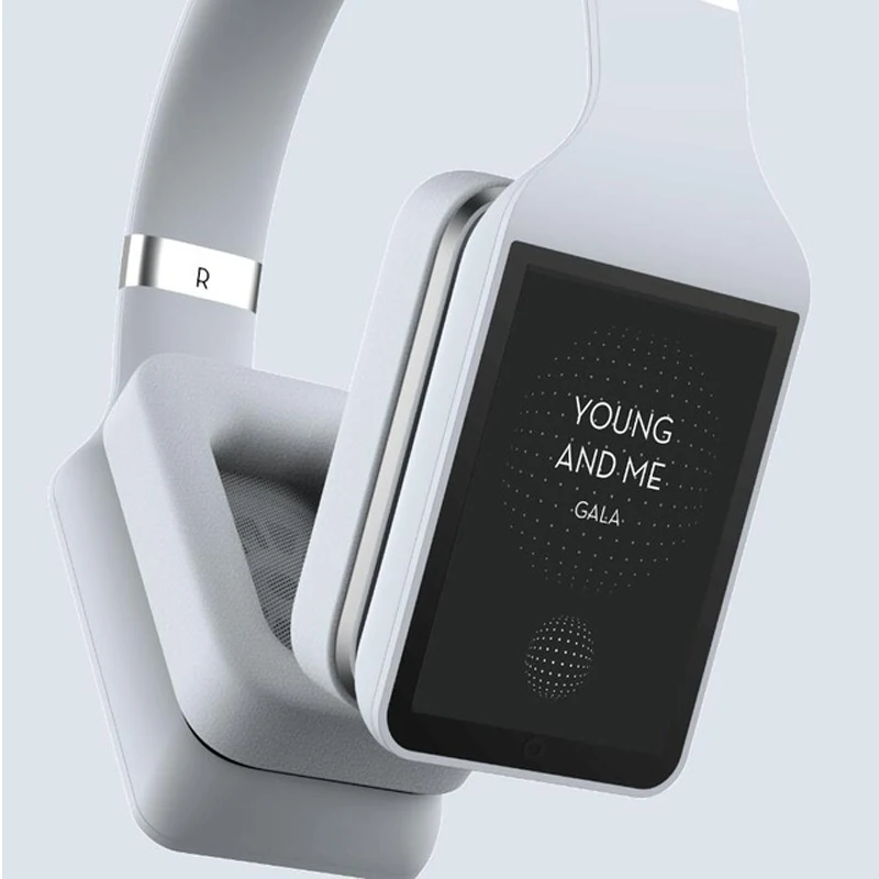 

2017 newVINCI multifunction smart HIFI headphones with LCD screen display Built-in bluetooth wifi and 3G for iphone samsung