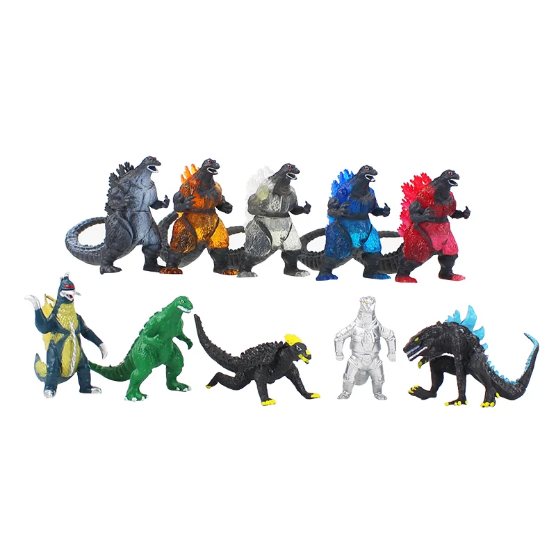 

10Pcs/set Movie Godzilla Action Figure toy Collect Toy 8cm Free Shipping Retail