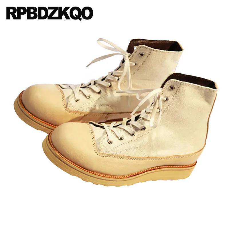 Yellow Lona De Otoño Corto Cuña Europea Grano Hombres Botas 2018 Tobillo Italiano Pista Completo Cuero Zapatos Encaje wfXaWd1qq