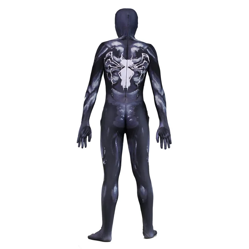 Новый костюм для тематической вечеринки Venom Symbiote Spider супергероя воина зентай