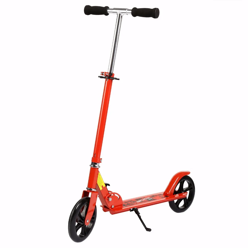 

Adult Foldable Kick Scooters 3 Levels Adjustable Height 2-Wheel Foot Scooter For Adult