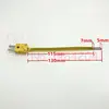 2x Type K Thermocouple 0~250C Fork Terminal Ultra Thin Polyimide Film Probe 7mm*130mm Temperature Sensor Miniature Connector ► Photo 2/6