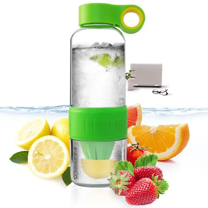 628ml Get vitamin fruit lemon juicer bottle healthy for body brief