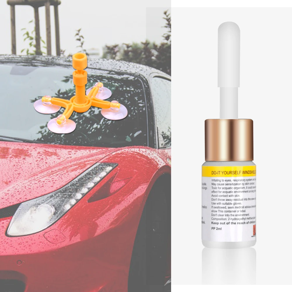 

Car Windshield Repair Tool DIY Auto Window Glass Windscreen Repair Kit Restore Crack Split Or Scratch Dent For Car Or Home Glass