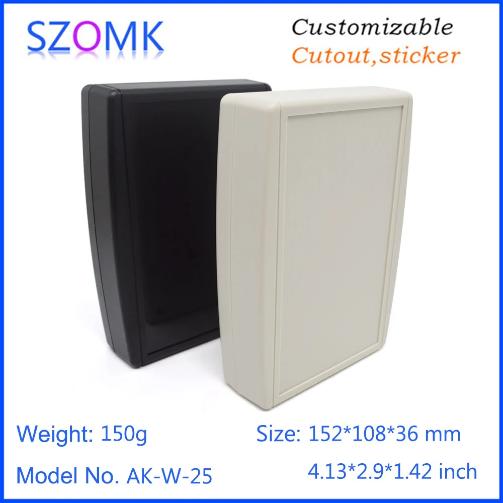 szomk plastic box enclosure for electronics wall mounting instrument enclosure pcb device box junction housing (12)