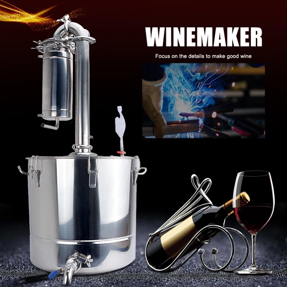 

50L Transformer Wine Maker Brew Kit Alcohol Distiller Stainless Household 50L