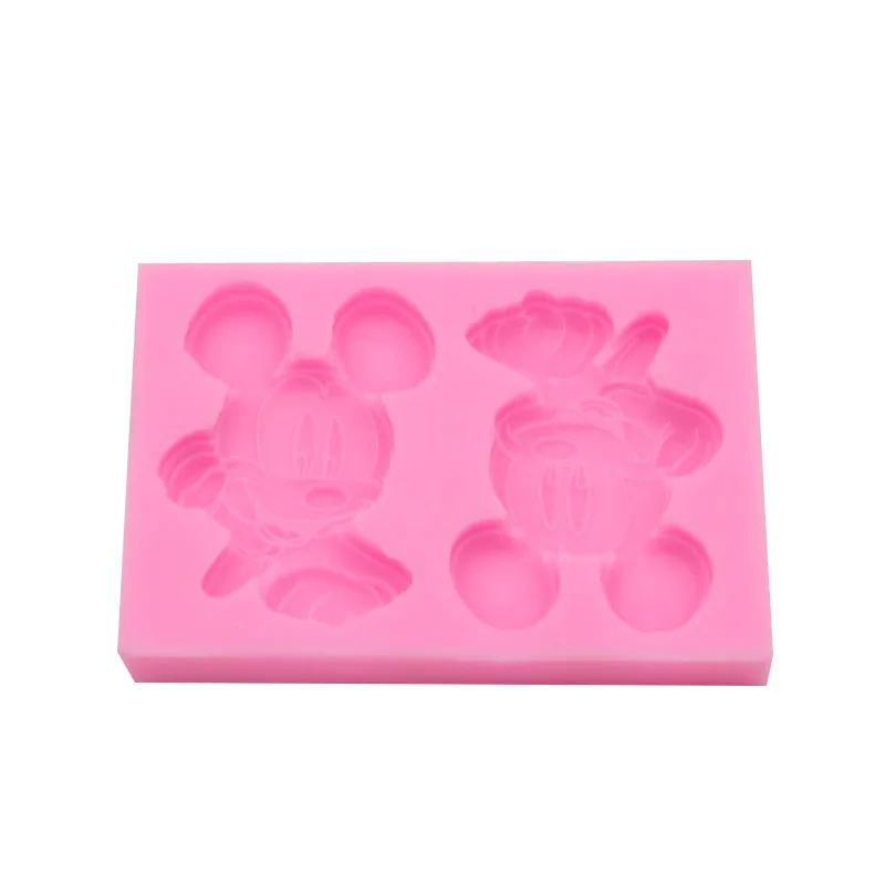 

Silicone sugar cake mold cartoon cute mouse DIY chocolate baking mold 15-303