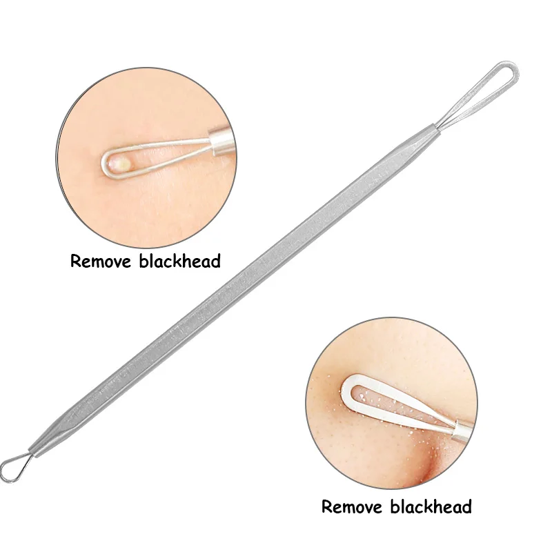 Putimi 4 шт. средство для очистки лица от акне средство для удаления черных точек игла для удаления прыщей комедона прыщей Пинцет для удаления черных точек