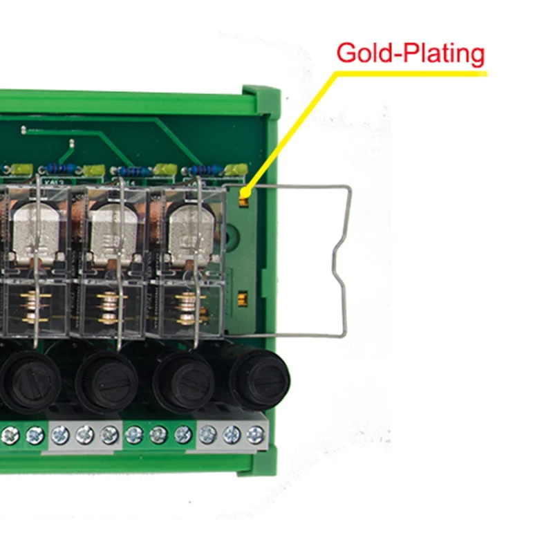 16 каналов 1 SPDT DIN Rail Mount OMRON G2R 12 В DC/AC с модулем реле интерфейса предохранителя|omron