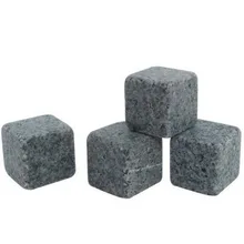 Камни виски, 6 шт./компл.+ бархатная сумка, темно-серый, лед для охлаждения тает кубик льда рок