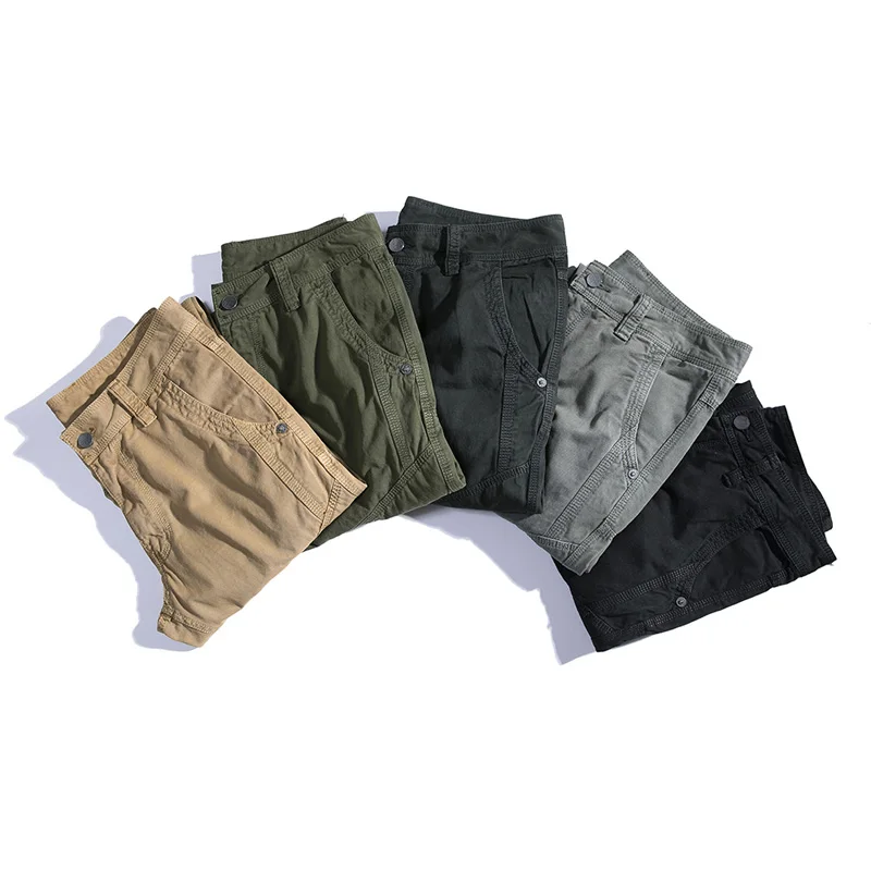 High Quality Men's Casual Loose Pants Spring Autumn Cotton Army Tactical Military Cargo Pants Men Overalls Long Trousers Joggers
