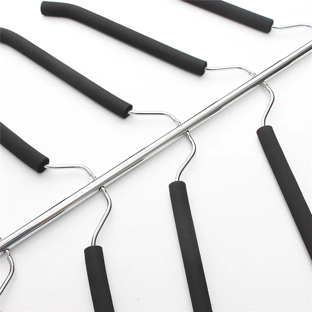 1Pcs Modern 6Layers Rotatable Rack Bathroom Shelf Hanger Tie Towel Hangers Anti-skid Sponge Suit Storage Hook Shirt Holder