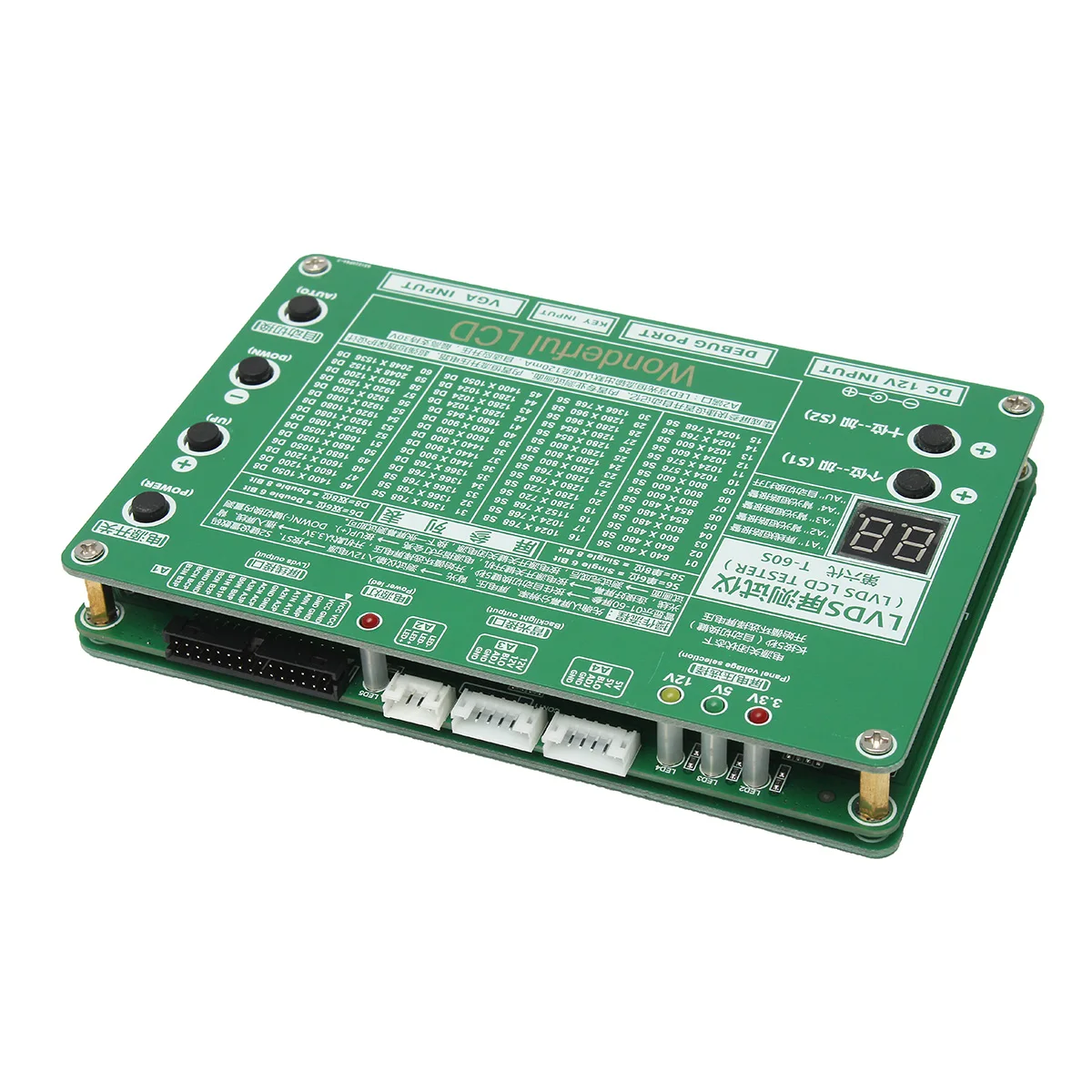  Laptop LCD/LED Test Tool Kit Panel Screen Tester+ 14PCS Lvds Cables + Inverter - 32882299358