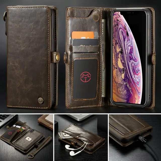 Best Offers CaseMe Wallet Case For iPhone Xr Xs Xs Max with Wrist Strap Wireless Charging Magnetic 2 in 1 Flip Purse Detachable Phone Case Best Offers CaseMe Wallet Case For iPhone Xr Xs Xs Max with Wrist Strap Wireless Charging Magnetic 2 in 1 Flip Purse Detachable Phone Case