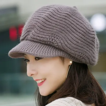 [DINGDNSHOW] брендовая зимняя шапка, шапки для женщин, вязаная шапка, женские шапки Skullies, шапка Femme, хлопковая теплая шапка