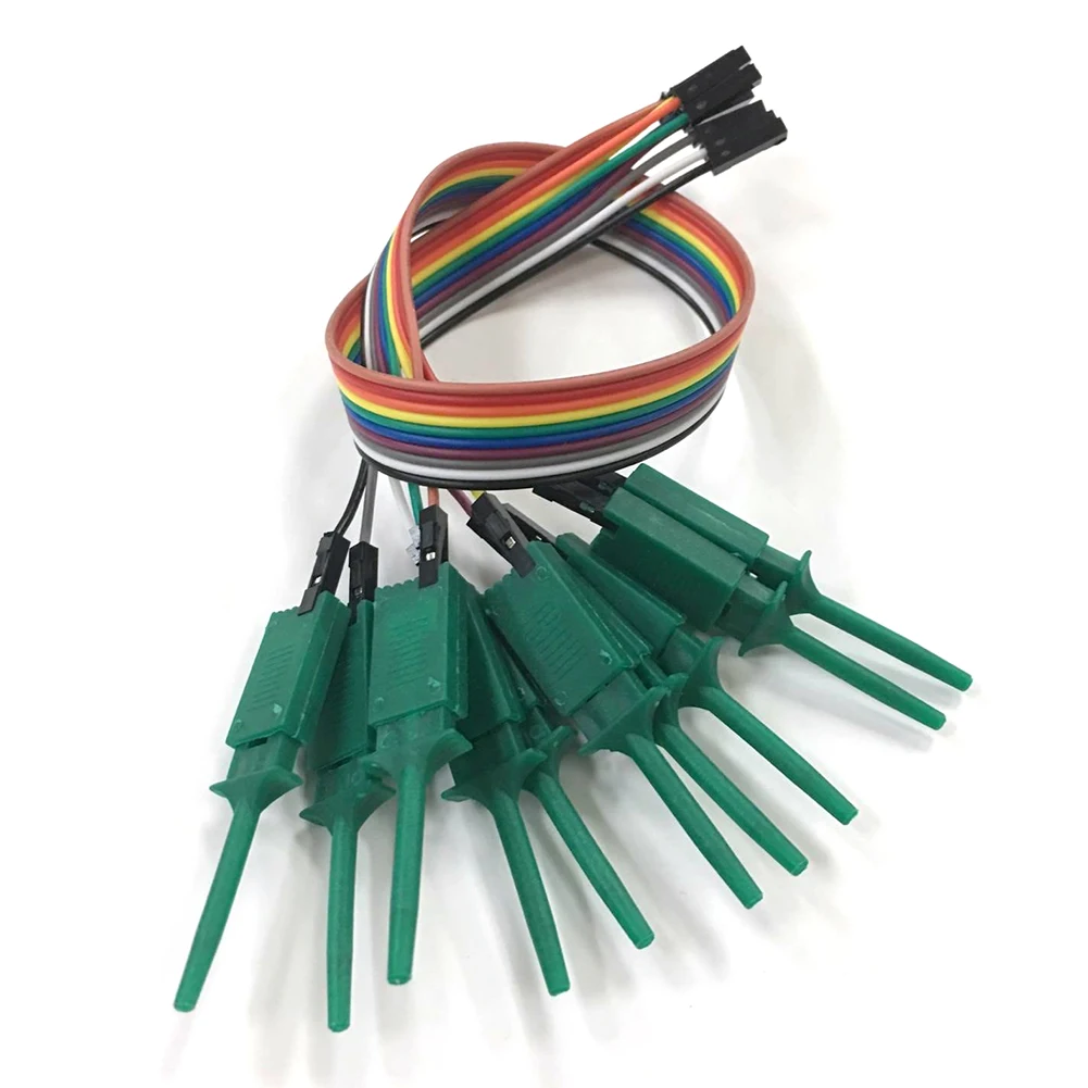 4 шт. 28 см логический анализатор кабель зонд тестовый зажим провода крюк тестовый зажим для электронных компонентов Лидер продаж