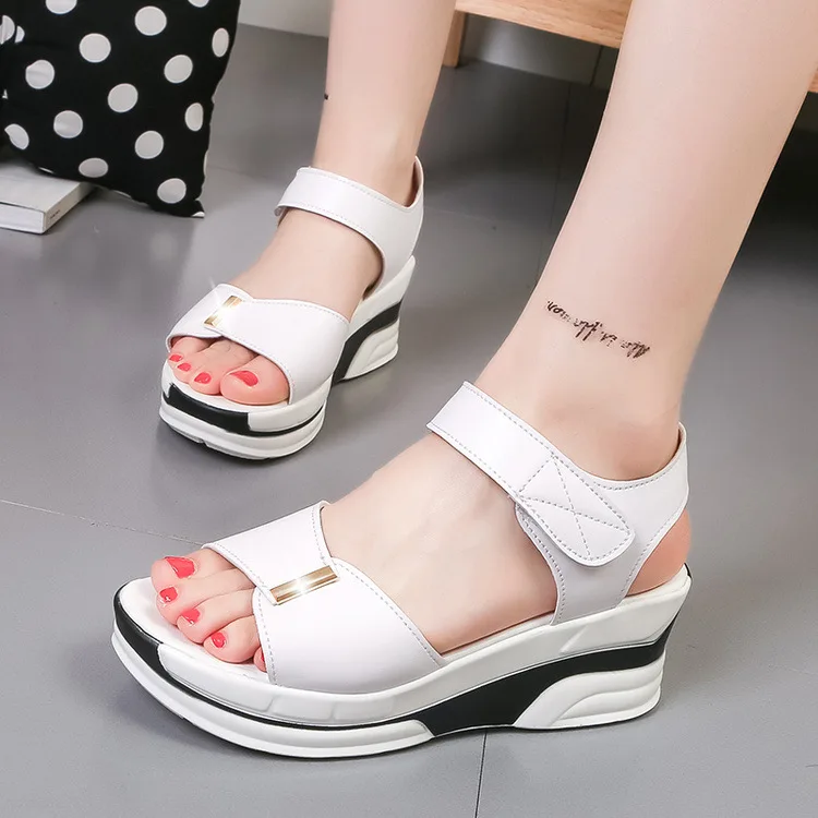 Women Sandals Soft Bottom Sandals Fashion Ladies Sandals Summer Flat ...