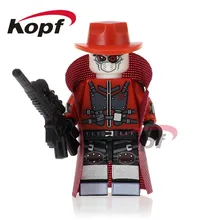 50 шт. PG265 Супер Герои Дэдшот матовый Мурдок Зимний Солдат Человек-паук мини куклы строительные блоки Коллекция игрушки для детей