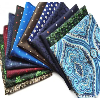 

Men’s Formal Pocket Square High Grade Paisley Polka Dots Handkerchief Hanky HZTIE0324