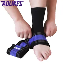 2 шт., регулируемый эластичный Фиксатор для ног, фиксатор для поддержки лодыжки, защита для фитнеса, гимнастики, футбола