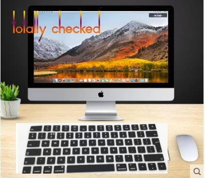 

Euro UK ENGLISH For Apple IMAC PC computer Bluetooth wireless magic keyboard cover skin film protection Keyboard Protector