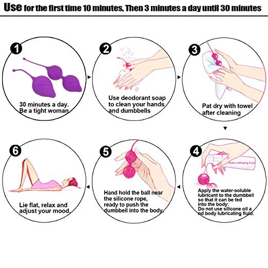 Женский гигиенический набор для тренировки кегеля для женщин, медицинский силиконовый шарик Кегеля Ben Wa для контроля мочевого пузыря и тазового дна