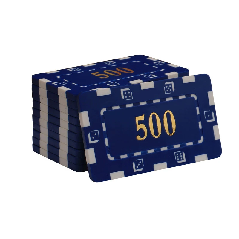New High-quality Special Square Type Large Square Chip Set Chips Currency Hold'em With Custom Mahjong ABS Chips 32 g Poker Chips