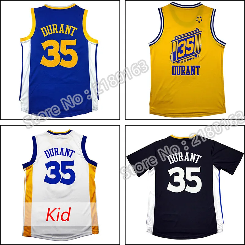#35 Кевин Дюрант Баскетбол джерси Дешевые белый 35 jersey100 % прошитой Вышивка