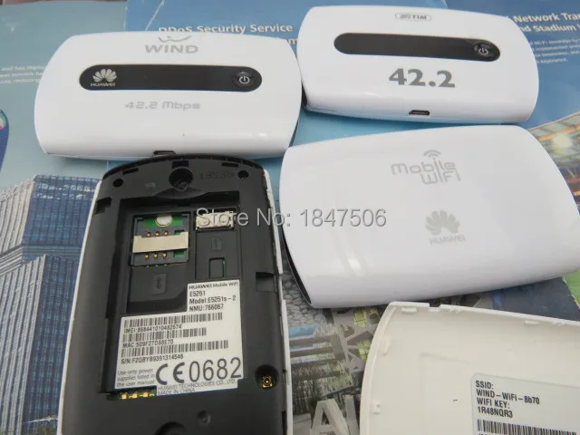 Разблокировать Huawei ce0682 Беспроводной Wi-Fi роутера Huawei e5251 42 м Высокое Скорость 3G Мобильный Wi-Fi маршрутизатор