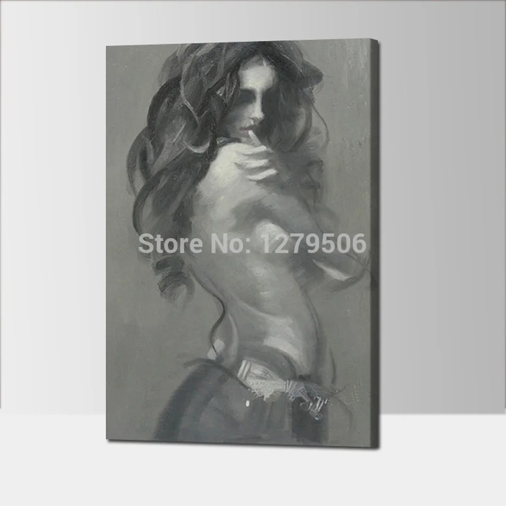 

Figurative Art Oil Painting 100% hand painted nude sey Woman On Canvas Wall Art For Living Room Home Decor Sexy model Pictures