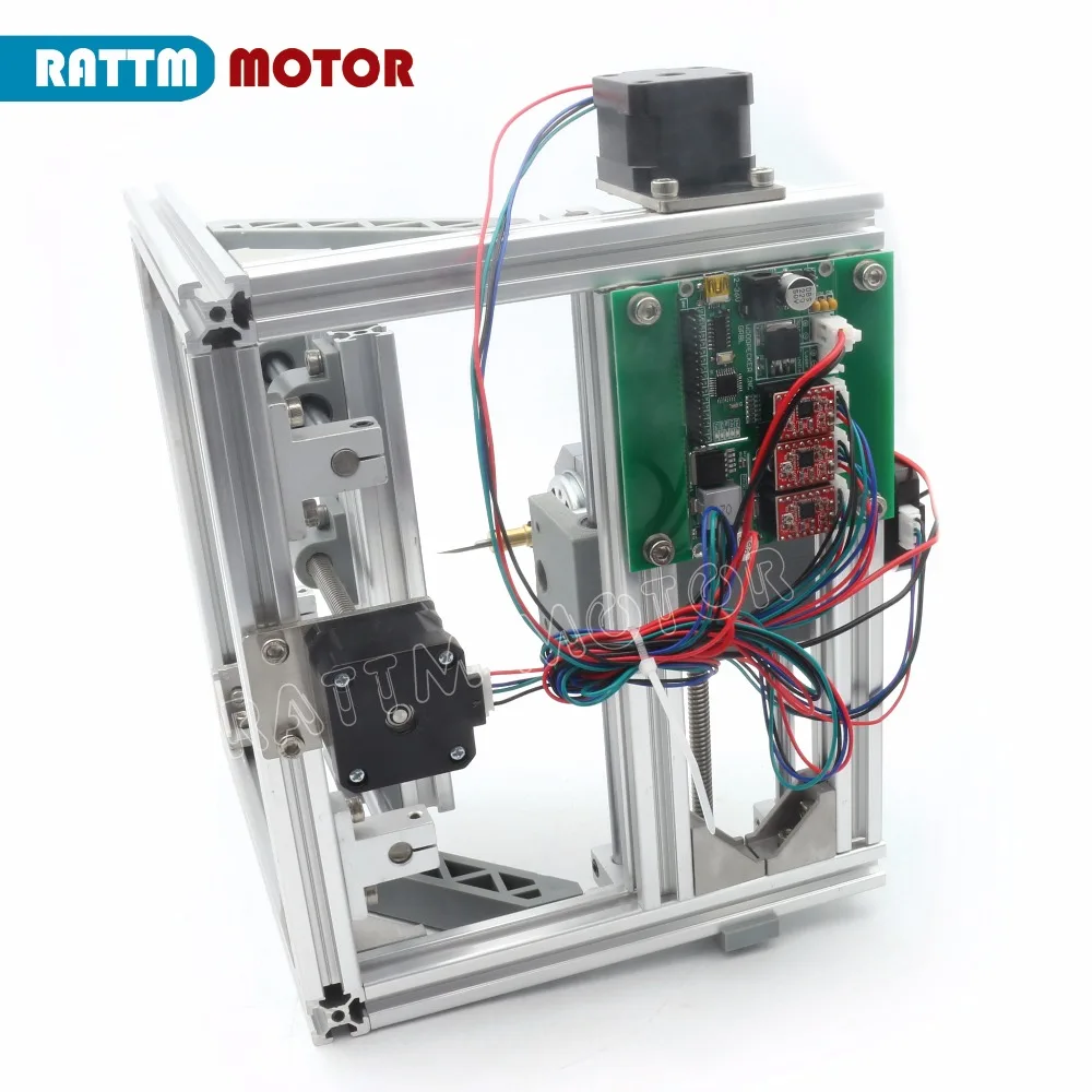 DE корабль 1610 GRBL управления DIY мини ЧПУ рабочая зона 160x100x45 мм 3 оси Pcb фрезерный станок, древесины маршрутизатор, v2.4