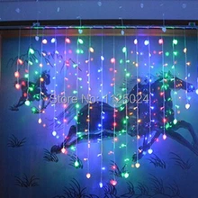 Комплекты одежды из 2 х 1,5 м светодиодный сценический свет украшения для свадьбы домашние декор в форме сердца светодиодная линейная гирлянда AC220V