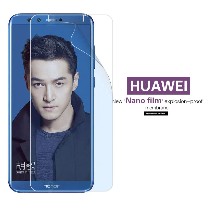 

Explosion-proof Nano soft film For Huawei Honor 9 Lite Premium Play Magic V10 Anti-shatter screen protector films with cloth