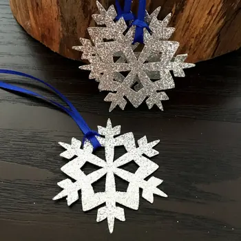 

glitter snowflake winter wonderland wedding wish tree present favor tags baby bridal shower Birthday Blank Cards party decor