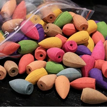 70 шт./пакет натуральный дым обратный конус Ладан Крытый Incenso ароматерапия пуля Сандал Inciensos индийские Ладан P20