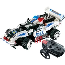 

Building Blocks DIY toy Simulation Car Remote Control Technic Series Policeme Compatible with LegoINGlys Educational Toy for Kid